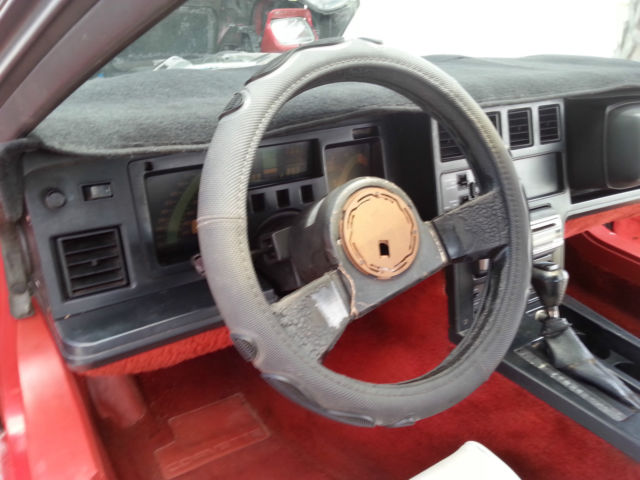 1987 Red Chevrolet Corvette Hatchback