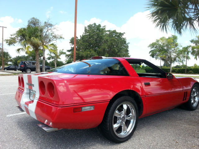 1987 Red Chevrolet Corvette Hatchback