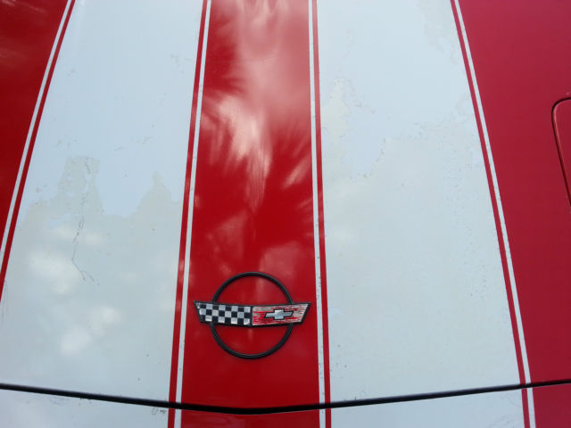 1987 Red Chevrolet Corvette Hatchback