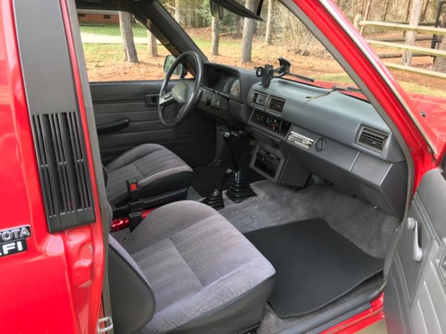 1988 Red Toyota Pickup Regular Cab