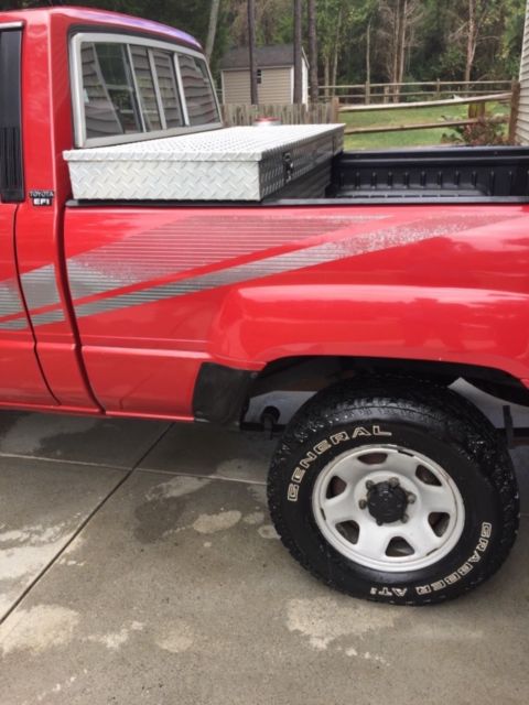 1988 Red Toyota Pickup Regular Cab