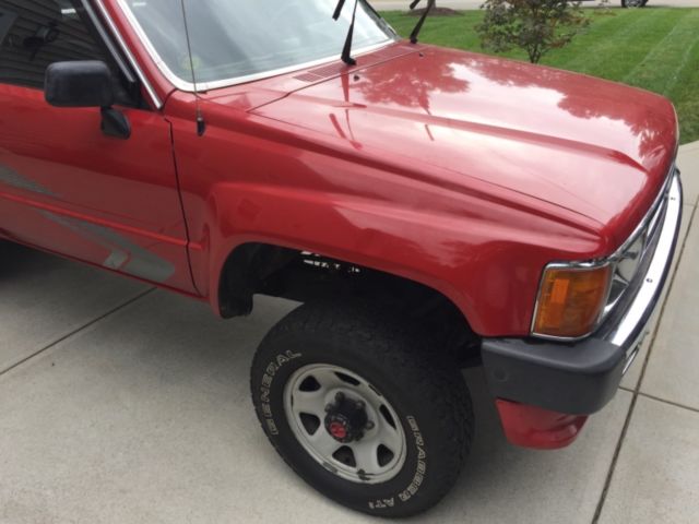 1988 Red Toyota Pickup Regular Cab