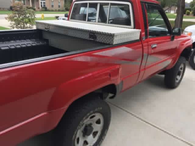 1988 Red Toyota Pickup Regular Cab