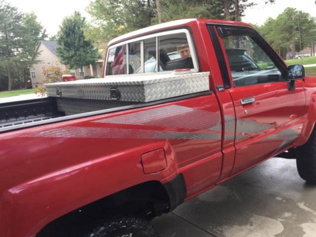 1988 Red Toyota Pickup Regular Cab