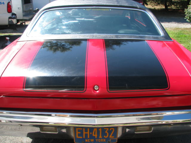 1971 Red Chevrolet Monte Carlo Coupe