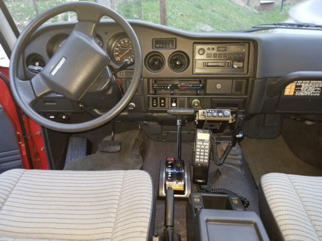1990 Red Toyota Land Cruiser