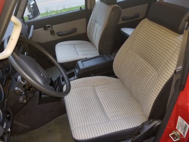 1990 Red Toyota Land Cruiser