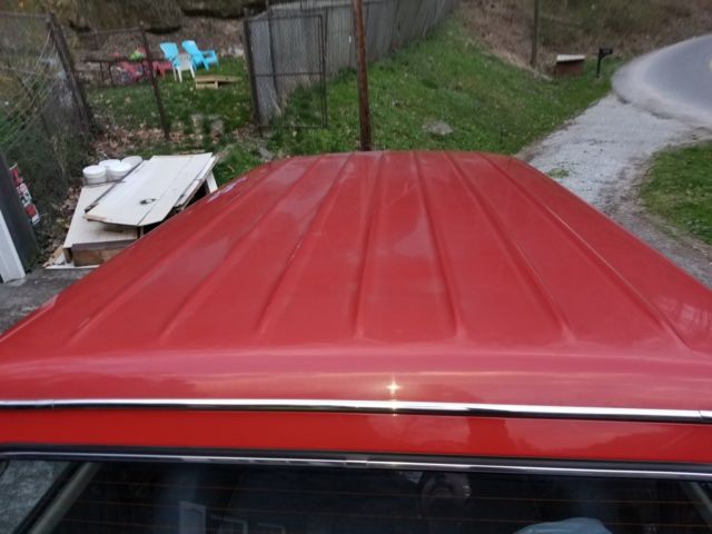 1990 Red Toyota Land Cruiser