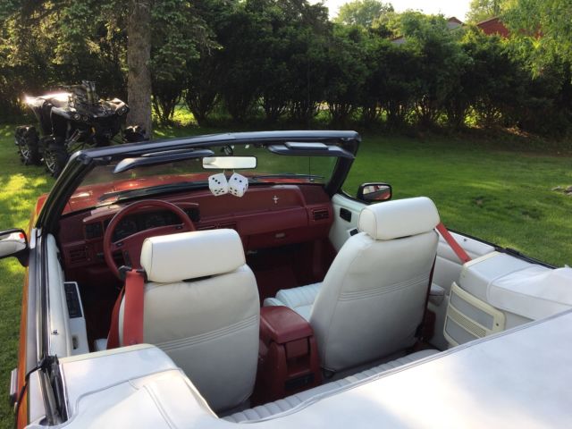 1992 Red Ford Mustang Convertible
