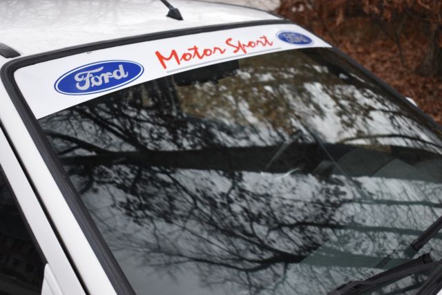 1991 White Ford Fiesta Hatchback