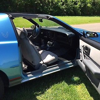 1990 Blue Pontiac Firebird Coupe w/ T Tops