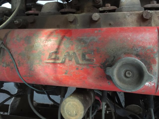 1959 Orange GMC 100 Standard Cab Pickup
