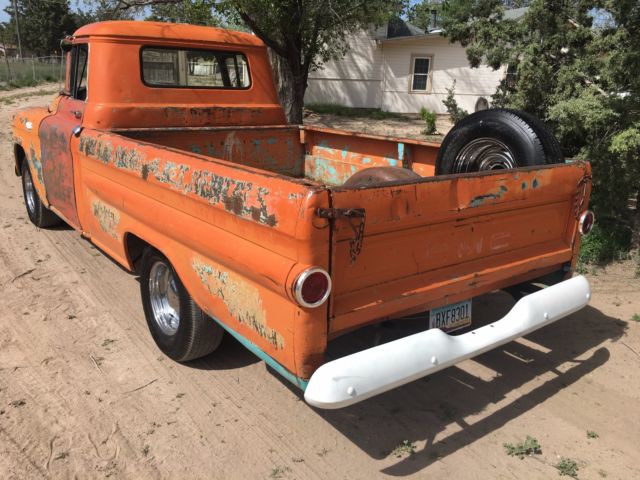 1959 Orange GMC 100 Standard Cab Pickup