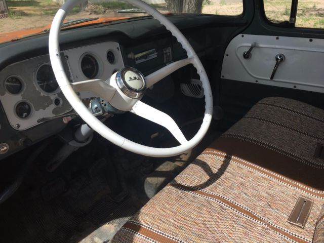 1959 Orange GMC 100 Standard Cab Pickup