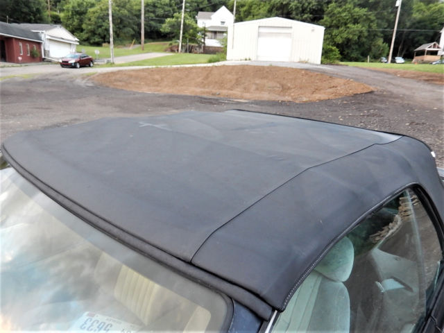 1986 Black/Silver Pontiac Sunbird Convertible