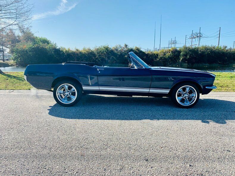 1968 Blue Ford Mustang --