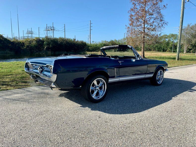 1968 Blue Ford Mustang --