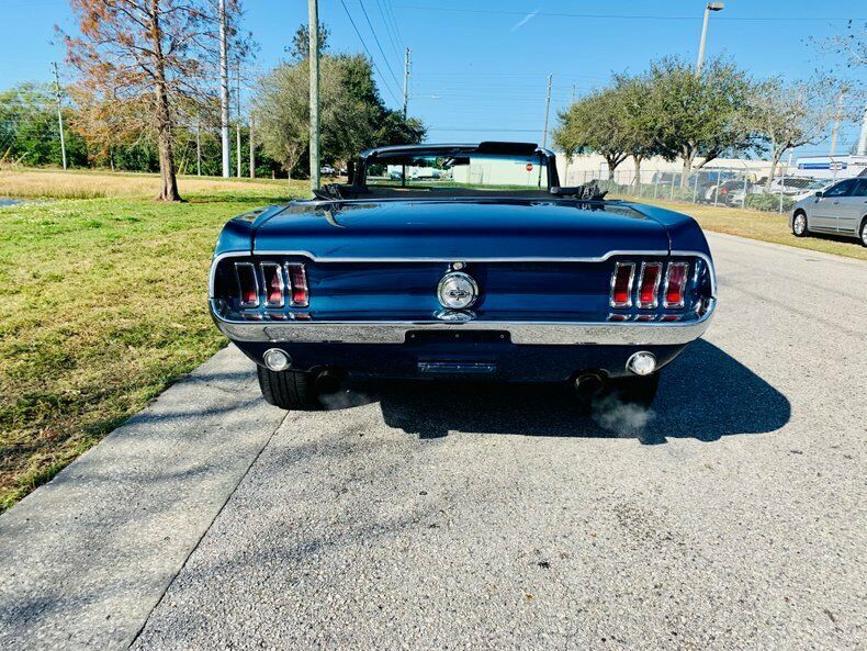 1968 Blue Ford Mustang --