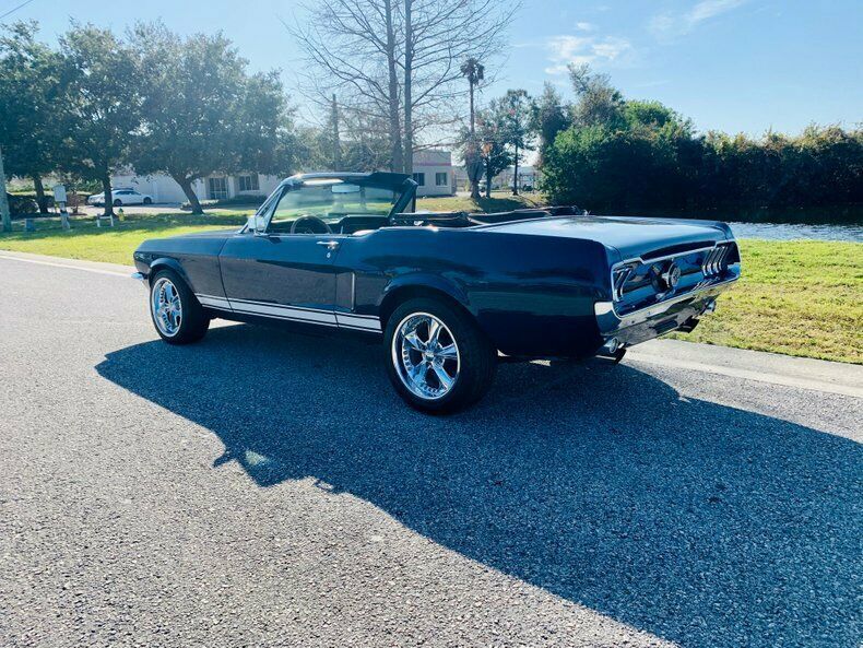 1968 Blue Ford Mustang --