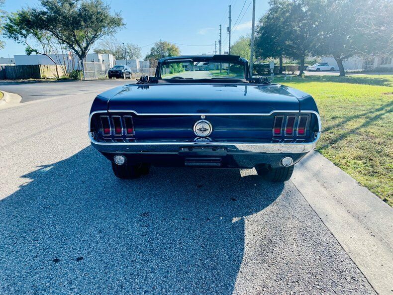 1968 Blue Ford Mustang --