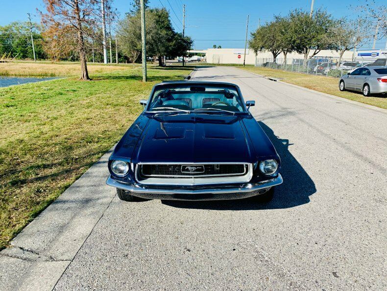 1968 Blue Ford Mustang --