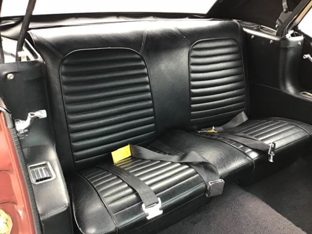 1965 Vintage Burgundy Ford Mustang Convertible