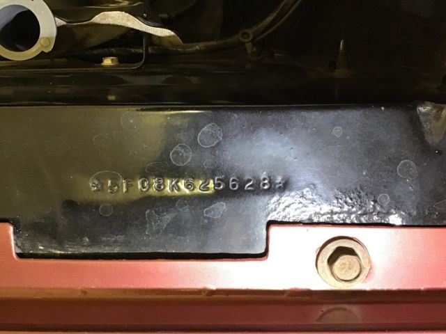 1965 Vintage Burgundy Ford Mustang Convertible