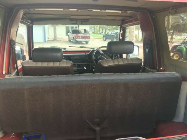 1989 Red Toyota Land Cruiser SUV