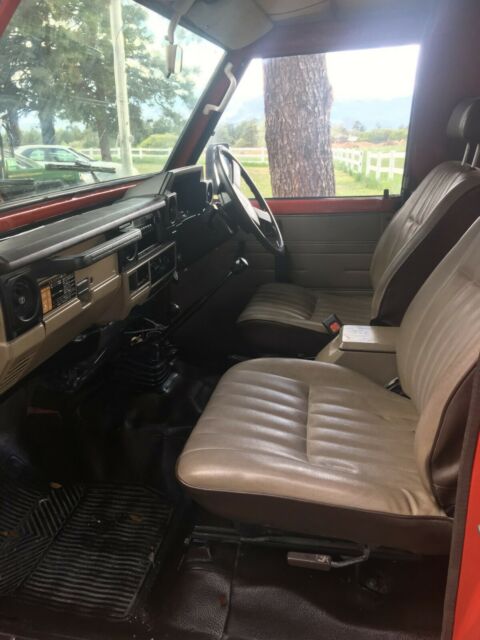 1989 Red Toyota Land Cruiser SUV