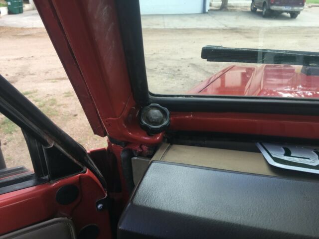 1989 Red Toyota Land Cruiser SUV