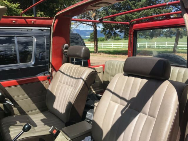 1989 Red Toyota Land Cruiser SUV