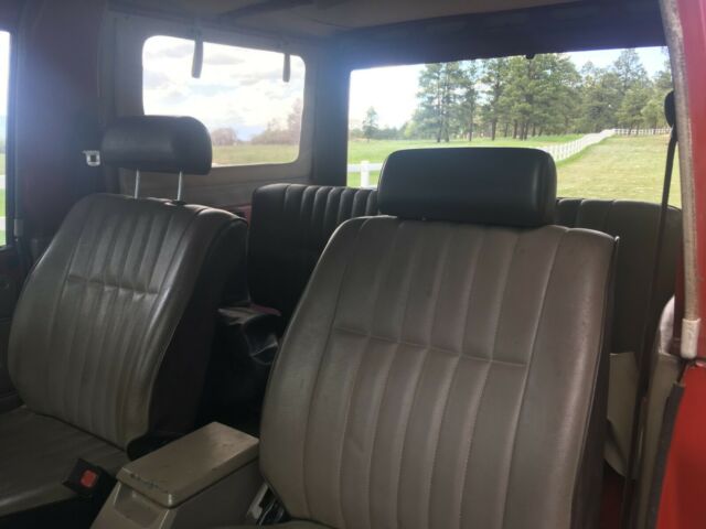 1989 Red Toyota Land Cruiser SUV