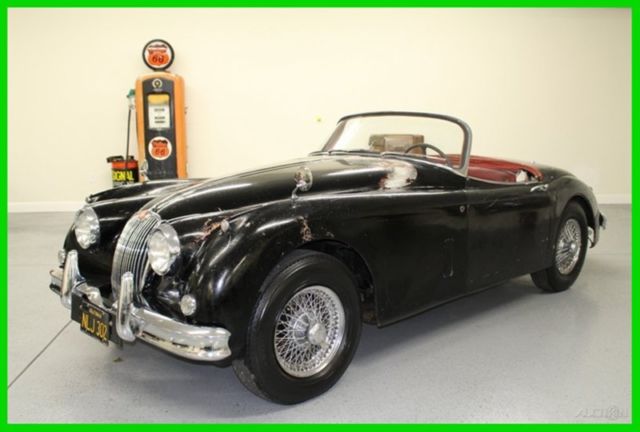 1960 Black Jaguar XK Convertible
