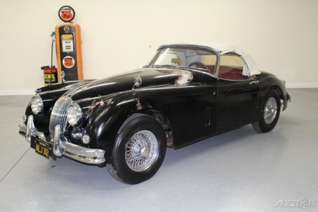 1960 Black Jaguar XK Convertible