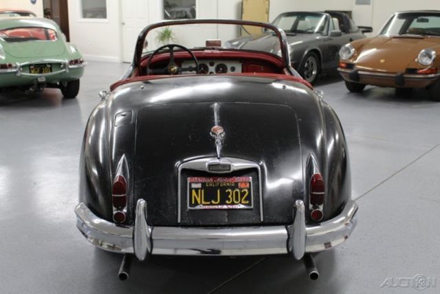 1960 Black Jaguar XK Convertible