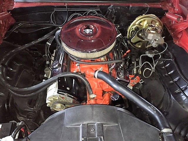 1969 Red Chevrolet Camaro Convertible