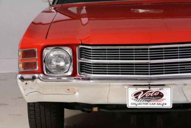 1971 Red Chevrolet Chevelle Hardtop