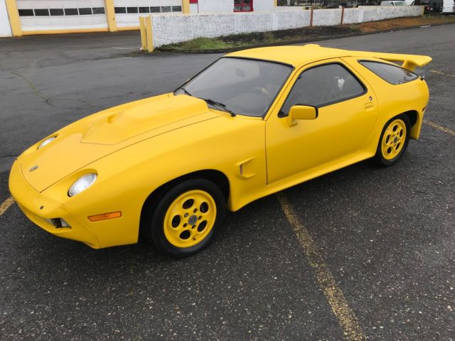 1979 Yellow Porsche 928