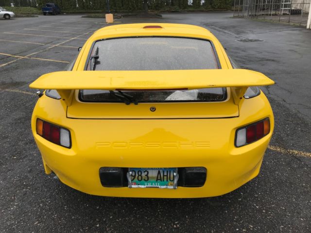 1979 Yellow Porsche 928
