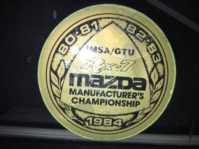 1985 Blue Mazda RX-7 Coupe