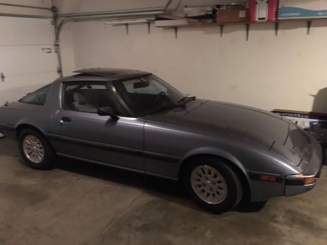 1985 Blue Mazda RX-7 Coupe
