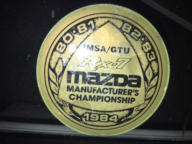 1985 Blue Mazda RX-7 Coupe