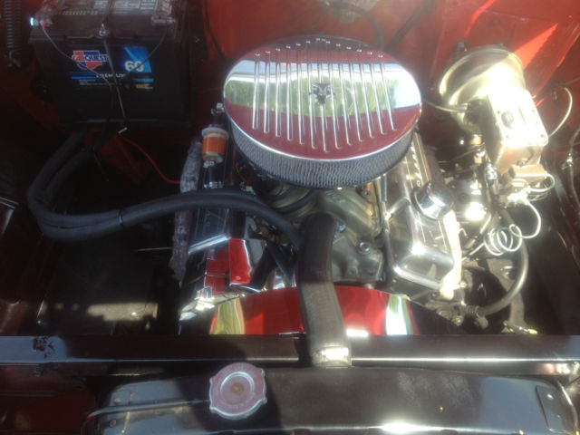 1956 Red / White Chevrolet Bel Air/150/210 Coupe