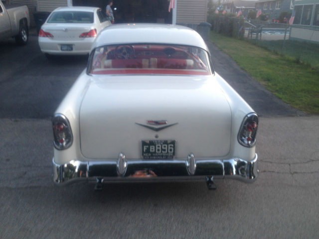 1956 Red / White Chevrolet Bel Air/150/210 Coupe