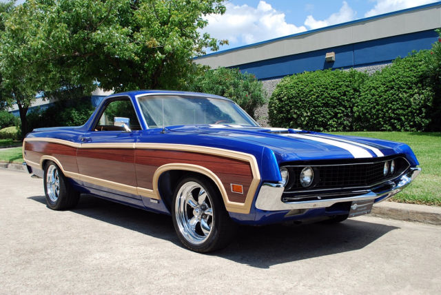 1970 Electric Blue Ford Ranchero