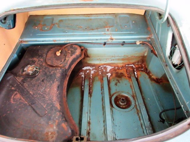 1968 Blue Jaguar E-Type Convertible