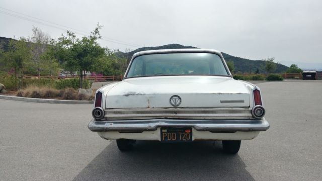 1965 White Plymouth Barracuda Coupe