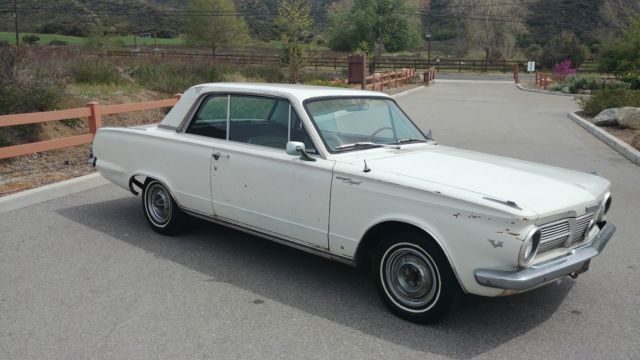 1965 White Plymouth Barracuda Coupe
