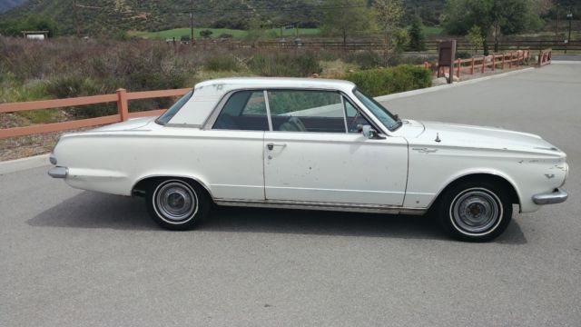 1965 White Plymouth Barracuda Coupe