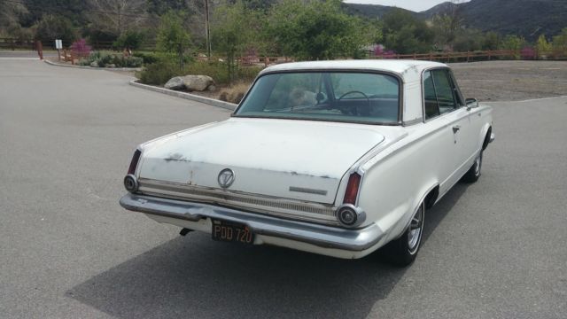 1965 White Plymouth Barracuda Coupe